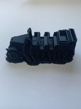 Black Kids Toy Tracked Armored Vehicle - Classic Play Vehicle
